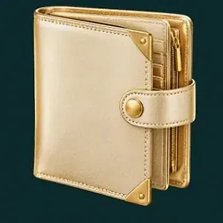 Leather bifold wallet — Vegas Now